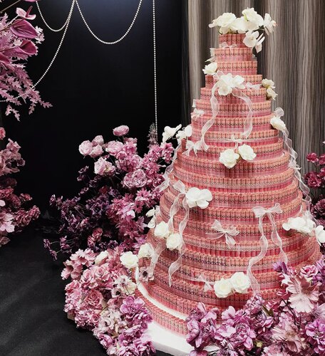 网红创意有钱花蛋糕花束