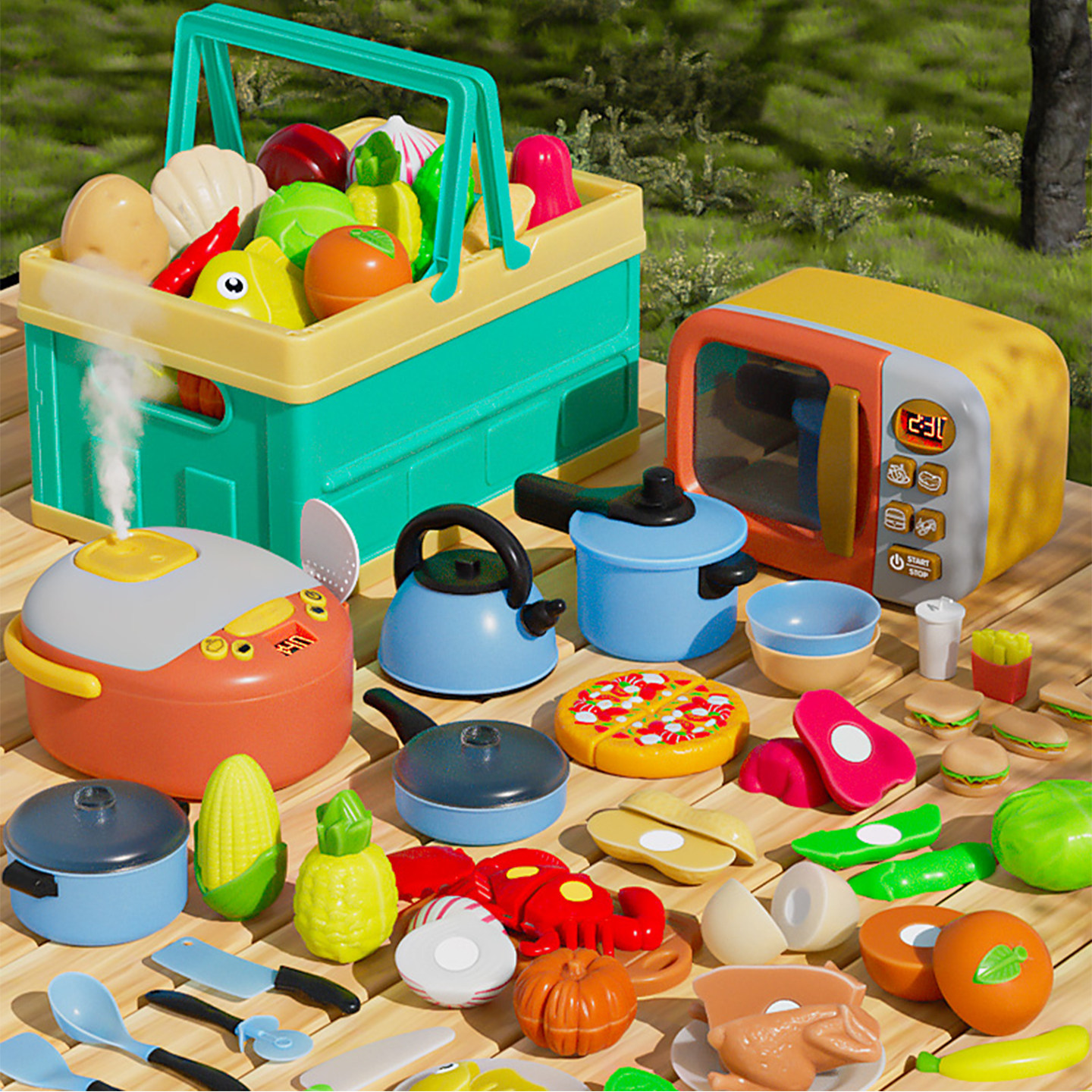 儿童厨房切切乐超大仿真厨房