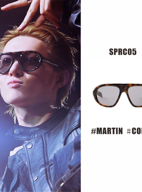 TAYGER\CORTIS MARTIN同款墨镜黑超大框时尚防紫外线太阳镜SPRC05