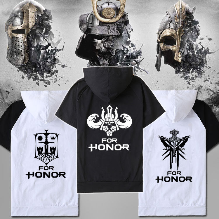 荣耀战魂衣服ps4pc游戏周边for honor套头卫衣t恤体恤衫潮流大码