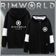 休闲上衣服加绒 长袖 环世界Rimworld游戏周边冬装 卫衣男潮流秋冬季