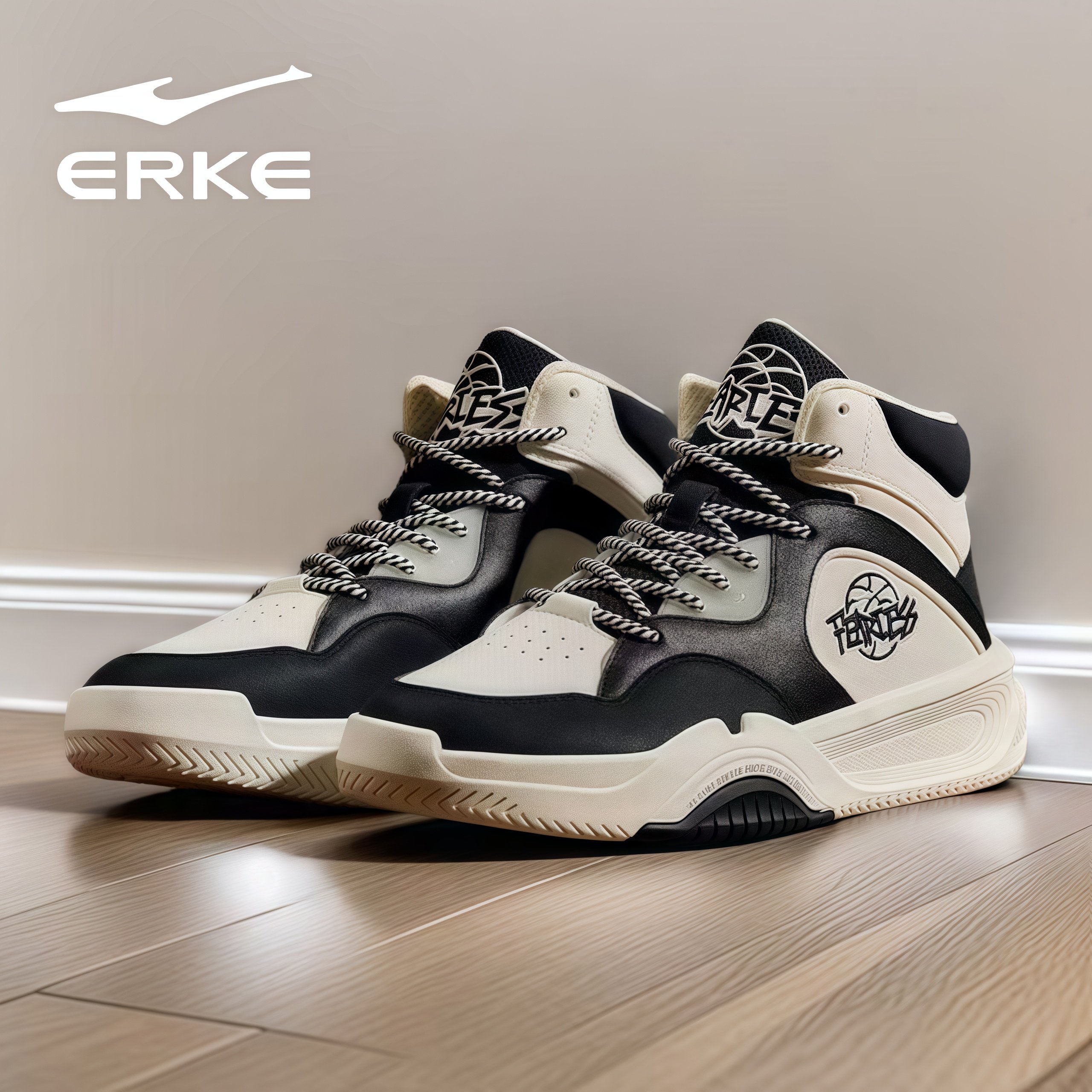 鸿星尔克男鞋2026春季新款厚底增高高帮板鞋防滑耐磨百搭运动鞋子,运动鞋new,运动休闲鞋,淘宝优惠券,粉丝福利购,淘宝优惠卷