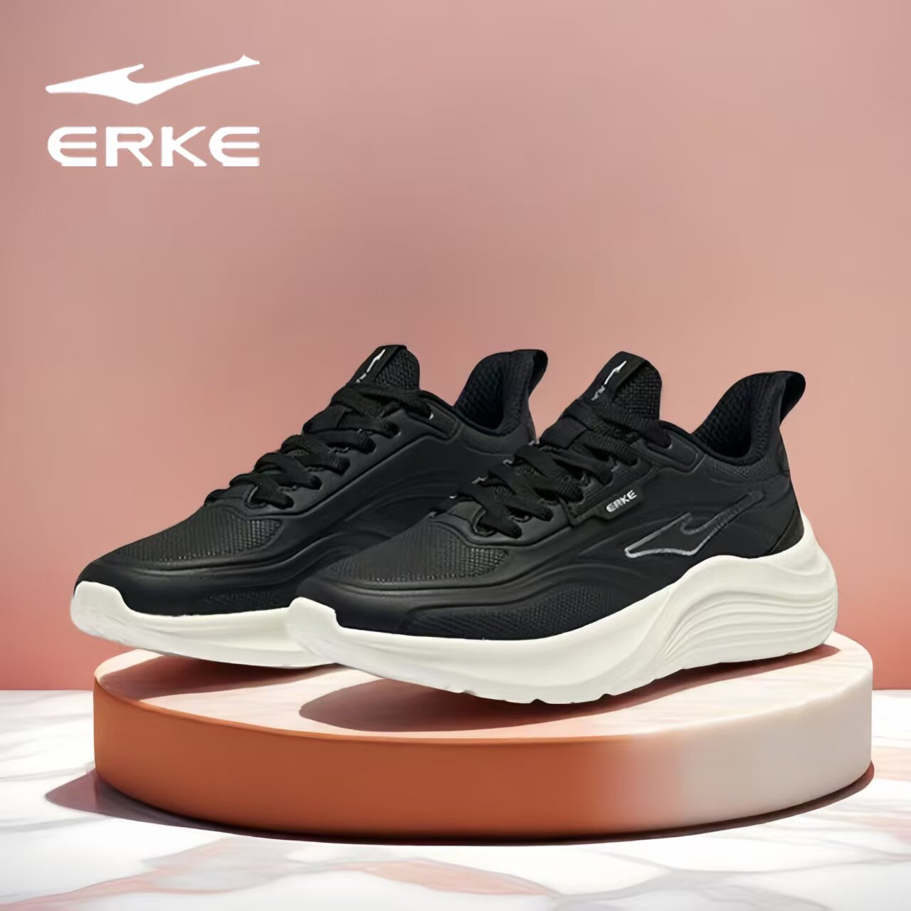 鸿星尔克女鞋2026夏季新款软底轻便防水跑步鞋减震防滑耐磨运动鞋