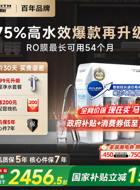 A.O.史密斯家用厨下升级直饮厨下大流量反渗透净水器R1600HWi-E