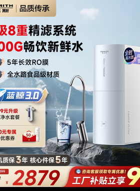 A.O.史密斯佳尼特家用大流量厨下反渗透净水器CR3000BM1