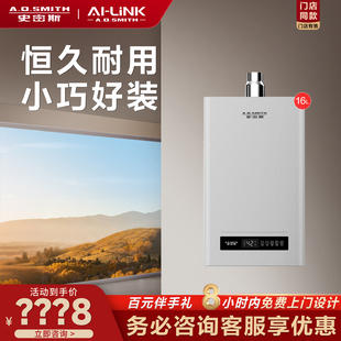 天然气热水器31CLB AO史密斯燃气热水器16L小巧安装 门店在售