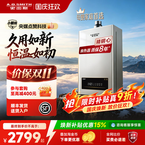 AO史密斯母婴系列燃热全能王EC3