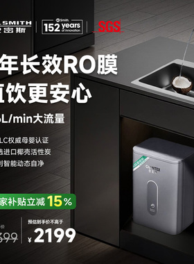 A.O.史密斯佳尼特家用厨下直饮大流量净水器椰皇CXR-1050T1