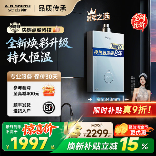 AO史密斯小精钢热水器TCS5/TCA1