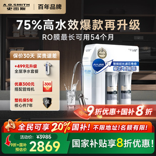 AO史密斯家用厨下升级直饮反渗透R1600HWi净水器 政府补贴20%