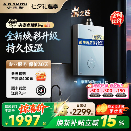 AO史密斯小精钢热水器TCS5/TCA1