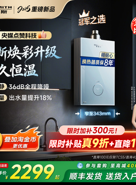 【小精钢TCS5/TJS5】AO史密斯佳尼特耐用恒温燃气热水器TCA1安静