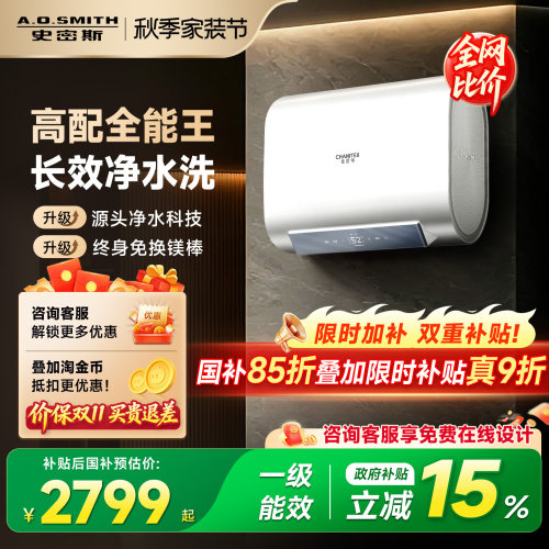 【全网爆款】史密斯免换镁棒速热