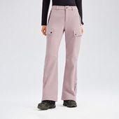 休闲裤 拓路者防泼水微喇裤 加绒户外软壳裤 女式 女款 保暖耐磨秋季