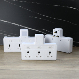 带灯拖板插座港用英.标万能转换器多孔无线拖板USB插排马来西亚