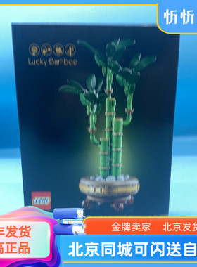 LEGO乐高ICONS系列10344富贵竹花植摆件拼装积木盆景装饰玩具礼物