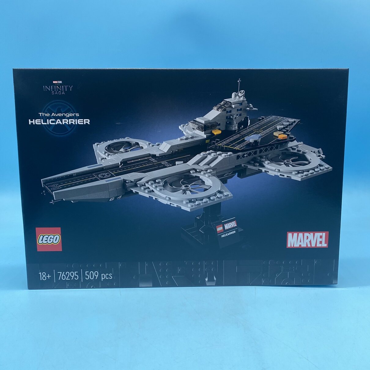 乐高超级英雄76295迷你神盾局航母模型儿童益智拼插积木玩具礼物