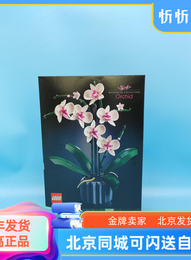 乐高LEGO创意IDEAS系列10311 兰花 绿色植物盆景女孩拼装积木玩具