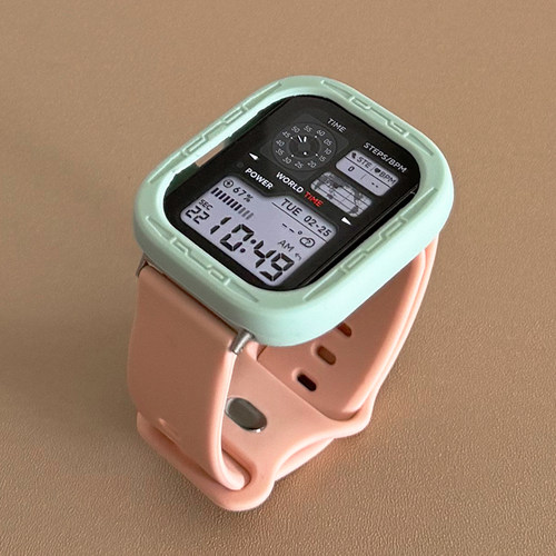 拼色软壳适用红米watch5手表表带