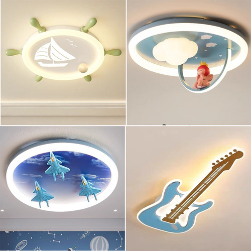 男孩现代时尚卡通LED卧室吸顶灯