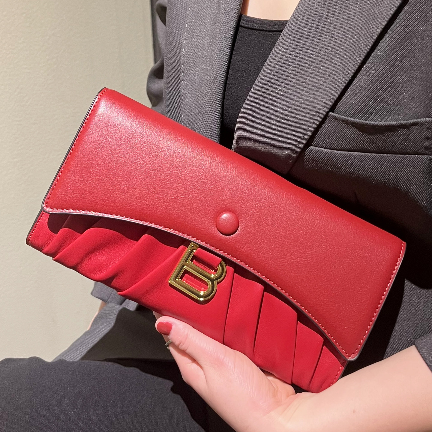 手拿包女精致高档单肩斜挎小包