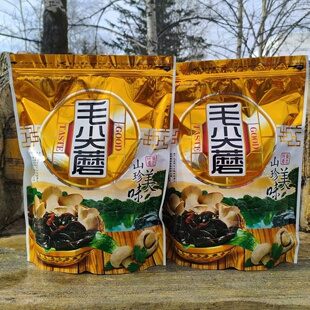 富林 东北野生蘑菇毛尖蘑金矿金沙路基蘑产地500g包邮