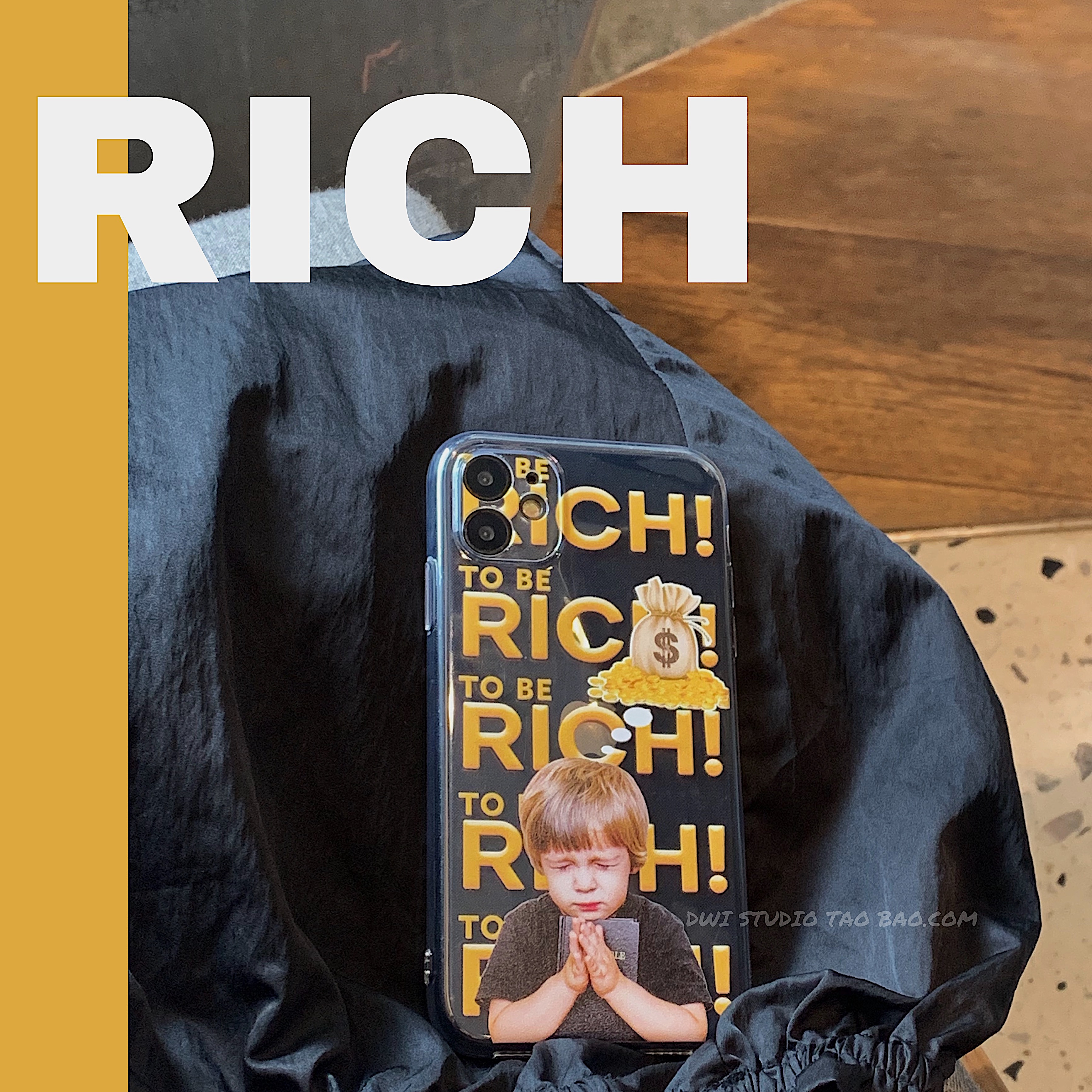 原创rich祈祷男孩苹果软壳