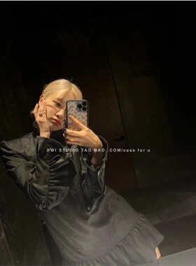 明星rose朴彩英同款碎花链条手机壳17promax适用苹果13proamax/13/12全包女生15promax新款16promax