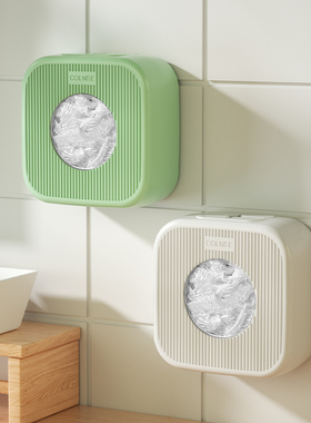 保鲜膜套收纳盒家用厨房免打孔一次性保鲜袋罩储物盒子壁挂抽取式