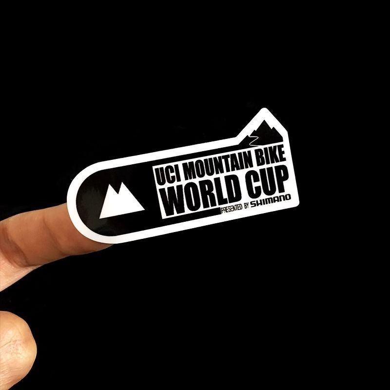 UCI山地车世界杯贴纸单车架XC前叉冠军FOX自行车贴反光防水定制