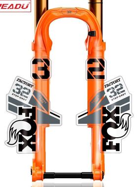 -2021 fox32 LIGHTWEIGHT XC前叉贴纸山地车自行单车FOX 32改色贴