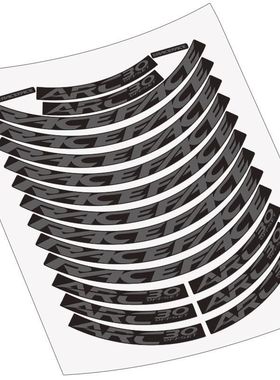 赛脸RACEFACE ARC30山地车轮组贴自行车单车刀圈轮毂装饰贴纸防水