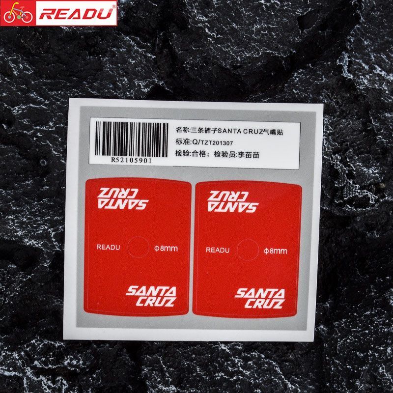 readu贴纸公路自行车贴纸三条裤子SANTA CRUZ气嘴贴气嘴固定贴