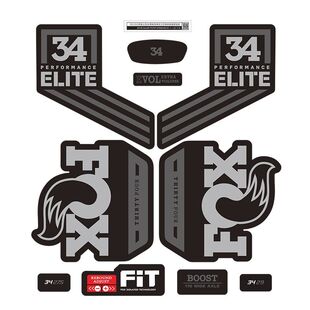 2018 fox34 PERFORMANCE elite前叉贴单车自行车车身贴纸装饰防水
