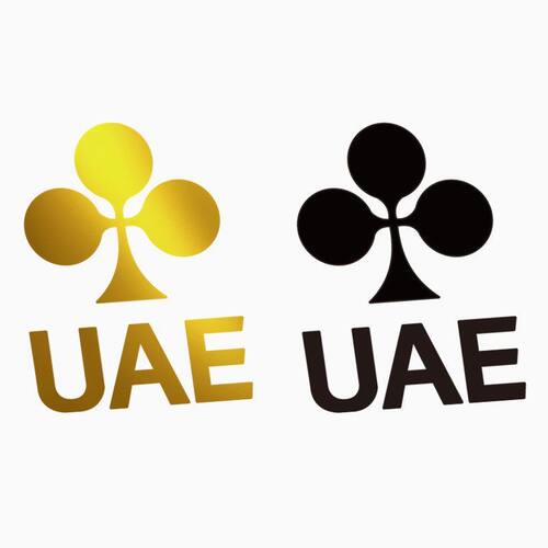 梅花UAE贴纸阿联酋航空车队环法公路车架单车车贴team emirates