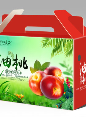 桃子包装盒水果礼盒梨子葡萄纸箱