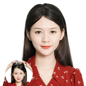 女士齐刘海一片式 头顶补遮白发增发 手织真人发丝 娇滴滴假发片