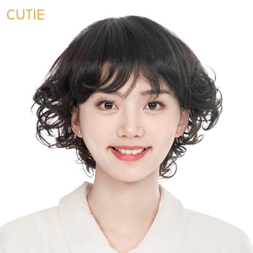 娇滴滴假发真人发丝甜美时尚