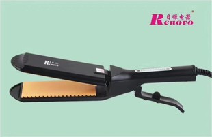 日晖夹板理发店专用直发宽夹板不伤发头发拉直板发电夹板玉米板