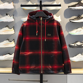 李宁日进斗金男子宽松休闲外套2026春新款 纯棉连帽运动服AFDW137