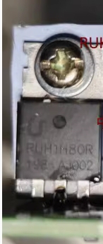RUH1H80R 新能源充电机控制器MOS场效应三极管拆机测量好