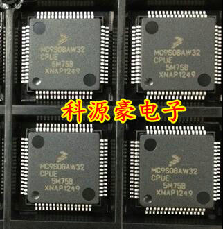 MC9S08AW32CPUE S9S08AW32CPUE 汽车IC微控制器 智能车芯片QFP-64