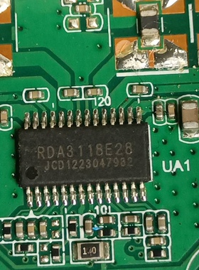 RDA3118E28 RDA3118 伴音块芯片 贴片进口芯片