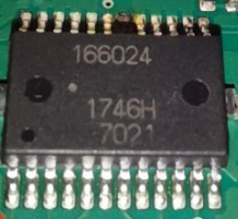 166024 适用吉利远景X3刹车灯驱动芯片 汽车电脑板芯片