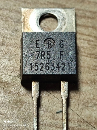 EBG 7R5F 比亚迪泄放放电阻管 全新原装