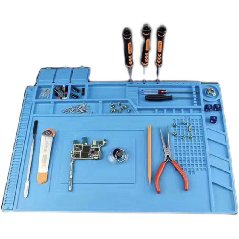 길이 45CM 폭 30CM 히트 건 절연 패드 고온 방지 자기 작업 패드 냉각 패드