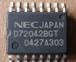 D72042BGT 皇冠空调面板通讯芯片 空调面板不通讯易损芯片