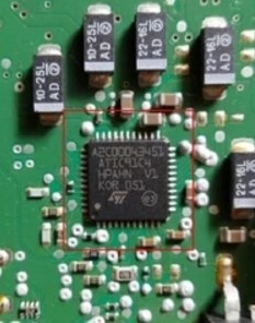 A2C00043451 ATIC91C4 ST 汽车发动机电脑板易损电源芯片
