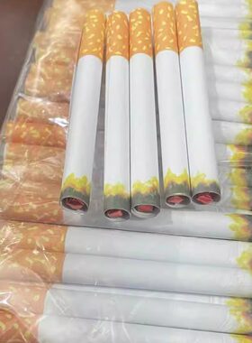 假烟模型假烟叼在嘴里戒烟用的假烟道具真男士替代烟模型真一支烟