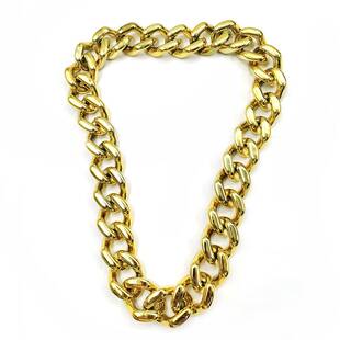 大型宠物狗项圈狗狗金项链大金链子金毛拉布拉多犬超粗装饰金项链